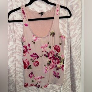 Express Elegant Pink Floral Top